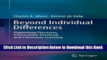 [Reads] Beyond Individual Differences: Organizing Processes, Information Overload, and Classroom