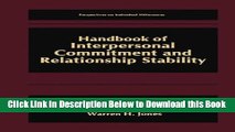 [Best] Handbook of Interpersonal Commitment and Relationship Stability (Perspectives on Individual