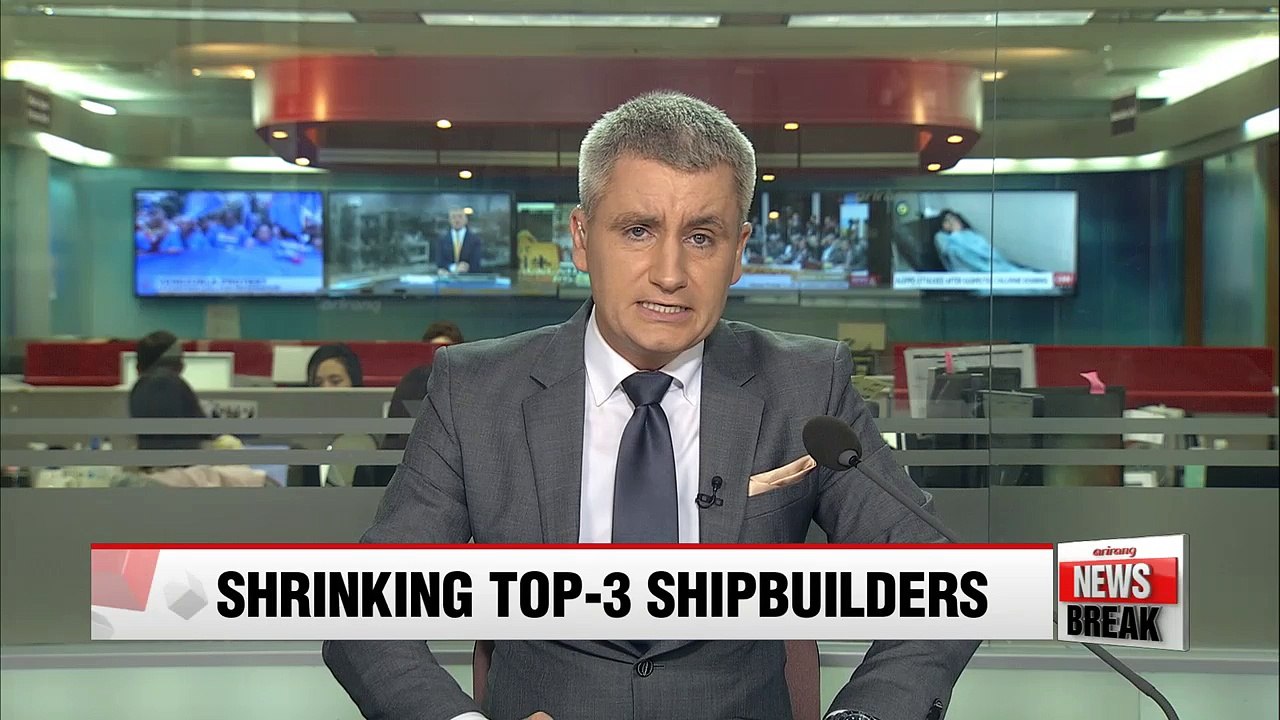Korea's Finance Ministry to shrink top-3 shipbuilders by 2018