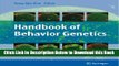 [PDF] Handbook of Behavior Genetics Online Ebook