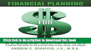 Read Financial Planning for College Graduates  Ebook Free
