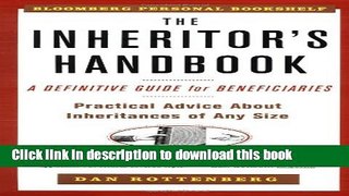 Read The Inheritors Handbook: A Definitive Guide For Beneficiaries (Bloomberg Personal Bookshelf
