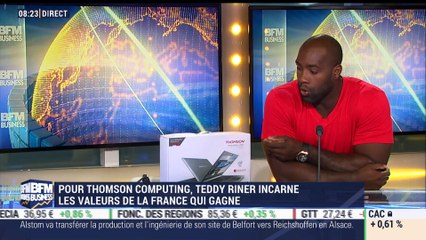 Thomson Computing: "C'est important pour moi d'investir dans notre pays", Teddy Riner - 08/09
