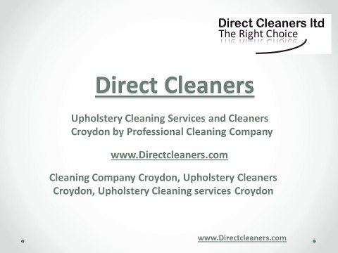 Upholstery Cleaning Services and Cleaners Croydon by Professional Cleaning Company