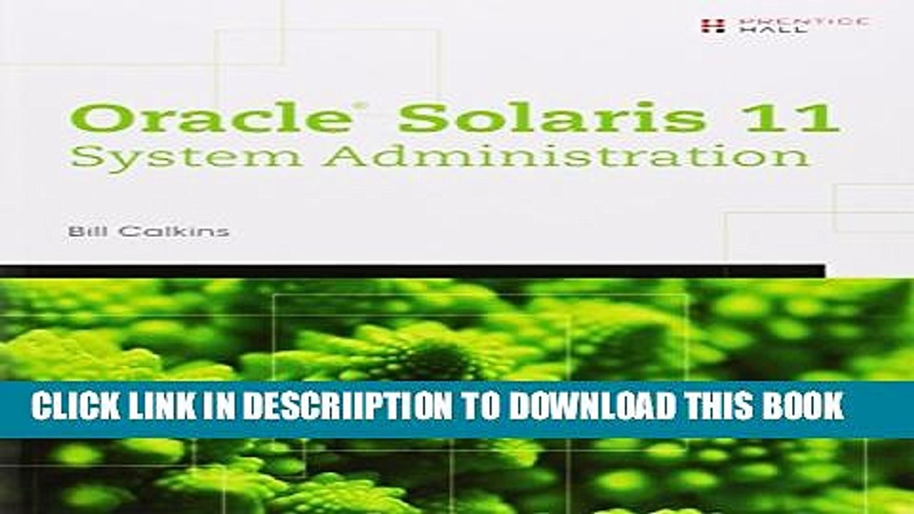 [New] OracleÂ® Solaris 11 System Administration Exclusive Full Ebook
