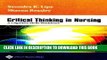 [PDF] Critical Thinking in Nursing: A Cognitive Skills Workbook Popular Colection