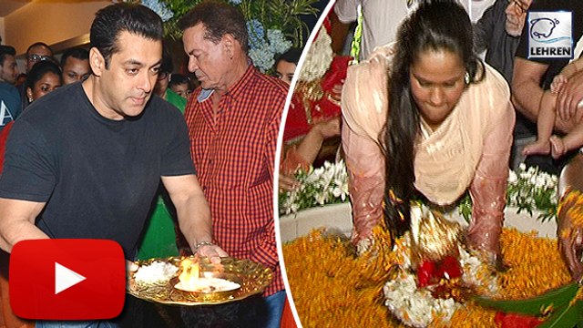 Ganpati Visarjan At Salman Khan Home
