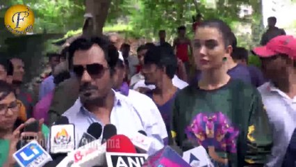 NAWAZUDDIN & AMY JACKSON PLAY GOLF ON MUMBAI ROADS