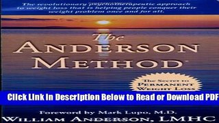 [PDF] The Anderson Method - The Secret to Permanent Weight Loss Popular Online