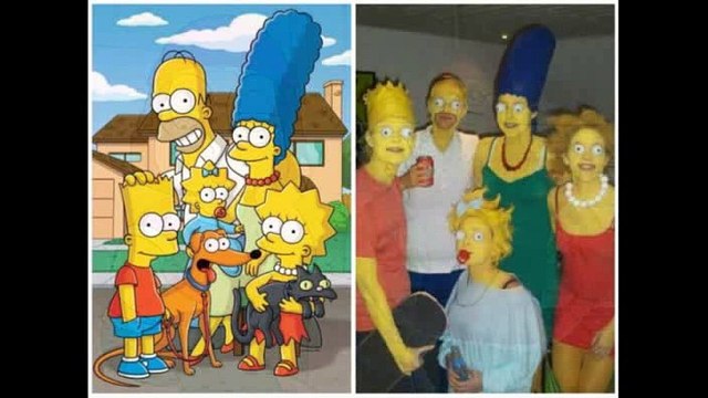 Vos personnages préférés de dessins animés… en chair et en os !!!