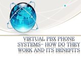 Virtual PBX Phone Systems- How Do They Work And Its Benefits