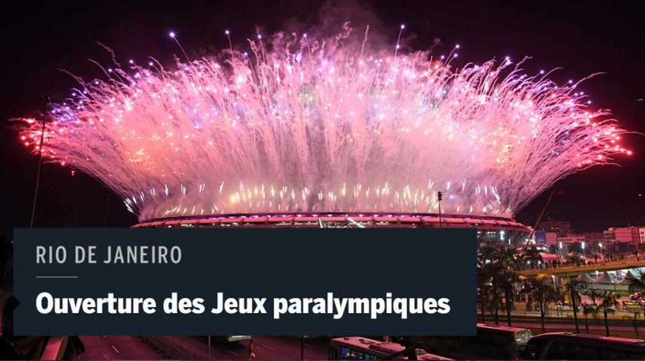 Ouverture des Jeux paralympiques à Rio