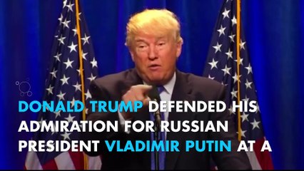Trump praises Putin as being 'a leader' far more than Obama