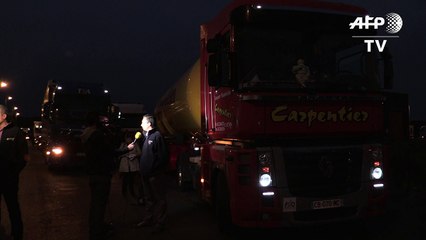 Les routiers réclament le démantèlement de la "jungle" de Calais