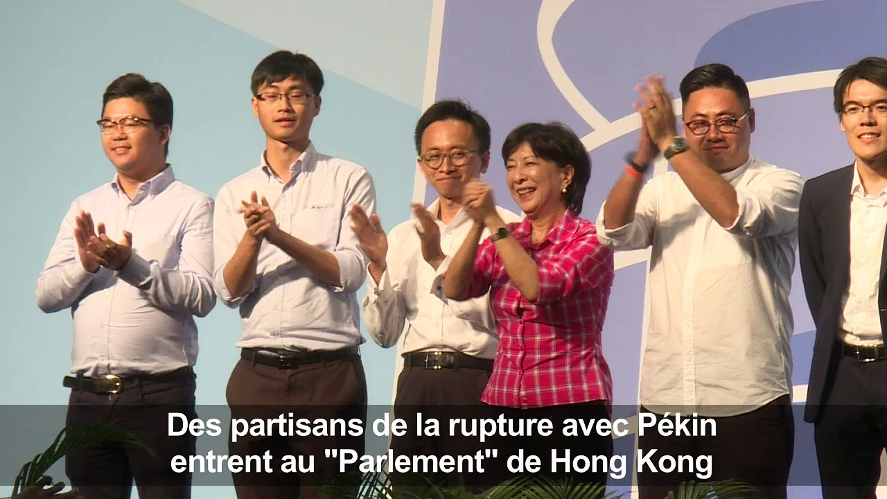 Hong Kong: des partisans de la rupture avec Pékin au "Parlement"