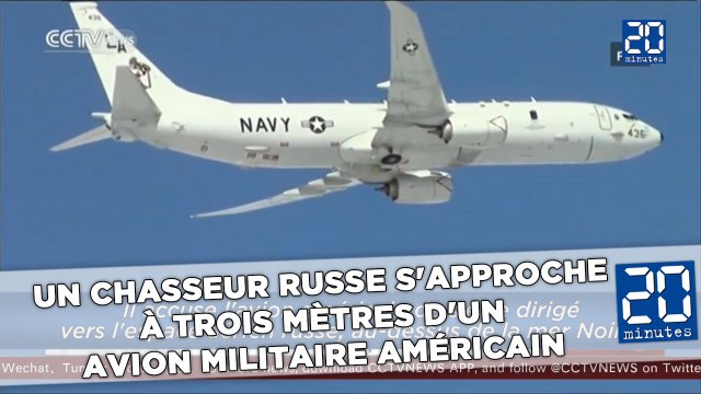 Un chasseur russe s'approche à trois mètres d'un avion militaire américain