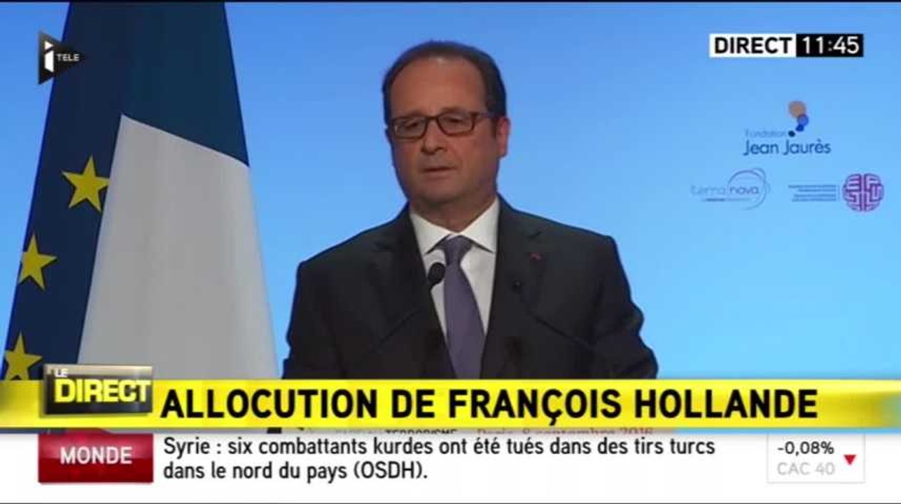 Hollande sur le terrorisme : "La démocratie ser...