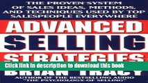 Read Advanced Selling Strategies: The Proven System of Sales Ideas, Methods, and Techniques Used