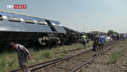 Mısır'da tren kazası
