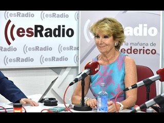 Entrevista a Esperanza Aguirre: "Los socialistas tienen envidia de Podemos"