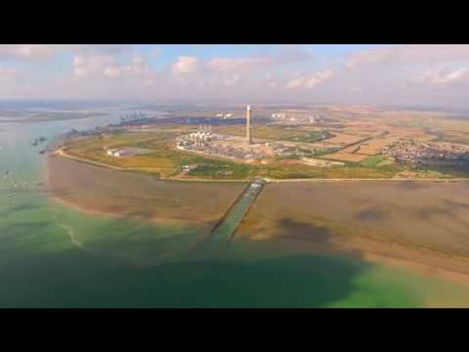 Drone Footage Shows Demolition of Isle of Grain Power Station