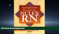 Enjoyed Read Springhouse Review for NCLEX-RN (Book with CD-ROM)