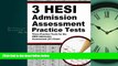 Choose Book 3 HESI Admission Assessment Practice Tests: Three Practice Tests for the HESI