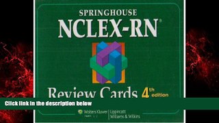 Choose Book Springhouse NCLEX-RNÂ® Review Cards