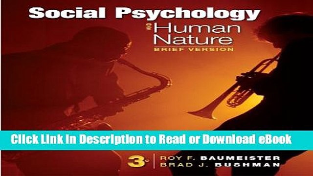 [Get] Social Psychology and Human Nature, Brief Free New
