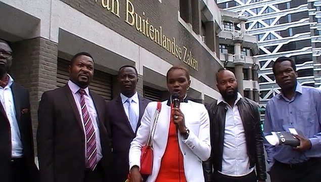 LA COALITION REÇUE AU MINISTÈRE DES AFFAIRES ÉTRANGÈRERES EN HOLLANDE, PAR LA DIRECTRICE CHARGÉE DES PAYS DES GRANDS LACS D'AFRIQUE. PAYS LE 06SEPTEMBRE 2016