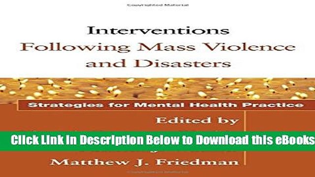 [PDF] Interventions Following Mass Violence and Disasters: Strategies for Mental Health Practice