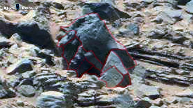 Ancient Alien On Mars Alien Symbol Caught By Curiosity NASA