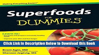 [Reads] Superfoods For Dummies Online Books