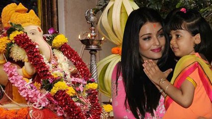 Aishwarya Rai's Baby Aaradhya Makes Modak For Ganpati