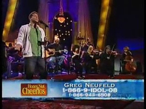 Canadian Idol Watch - Greg Neufeld Top 8 Performance