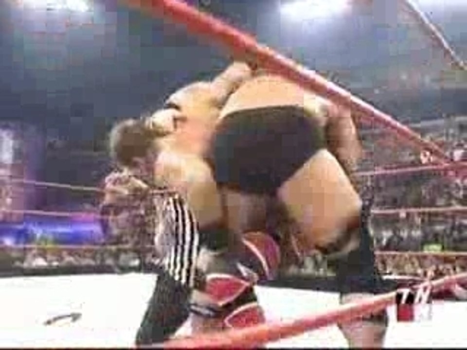 WWF Steve Austin & The Rock VS Chris Benoit & K...