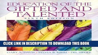 Collection Book Education of the Gifted and Talented (6th Edition)