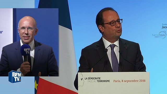 Ciotti sur le discours de Hollande: La cible n'était pas le terrorisme mais Nicolas Sarkozy
