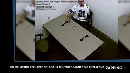 Un meurtrier s'évade de la salle d'interrogatoire sous les yeux des policiers (Vidéo)