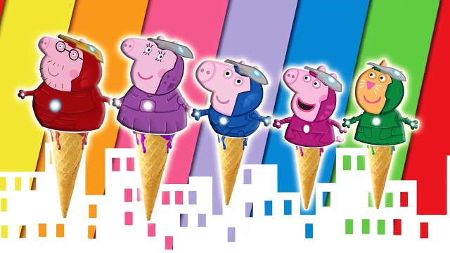 Peppa Pig Iron Man Finger Family Ice Cream / Nursery Rhymes Lyrics and More