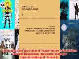 [PDF] Spontaneous and Virus Induced Transformation in Cell Culture (Virology Monographs   Die