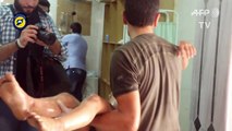 Dezenas hospitalizados por asfixia em Aleppo