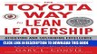 [PDF] The Toyota Way to Lean Leadership:  Achieving and Sustaining Excellence through Leadership