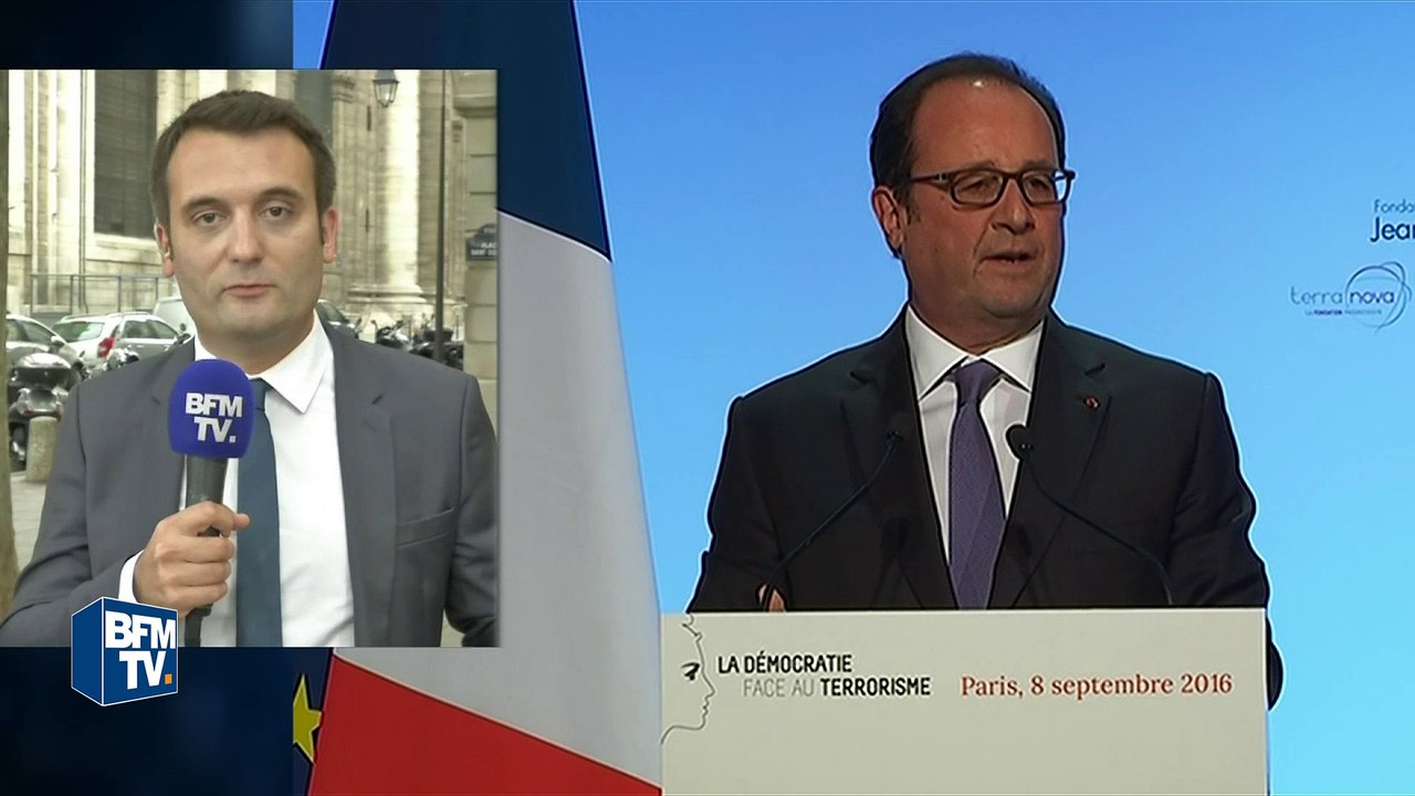 Florian Philippot: "François Hollande a du mépris pour le peuple et le référendum"