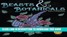 Collection Book Beasts   Botanicals Adult Coloring Books: A Coloring Book for Adults featuring