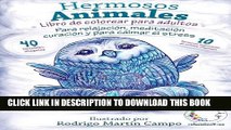 New Book Libro de Colorear para Adultos Contra El Stress: Hermosos Animales - Para RelajaciÃ³n,