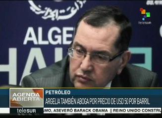Argelia respalda propuesta de OPEP de vender el petróleo a 60 USD