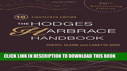 New Book The Hodges Harbrace Handbook, 18th Edition