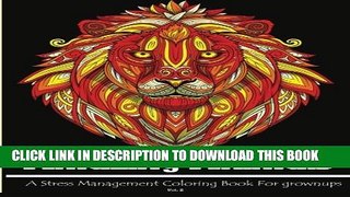 Collection Book Amazing Animals: A Stress Management Coloring Books For Grownups
