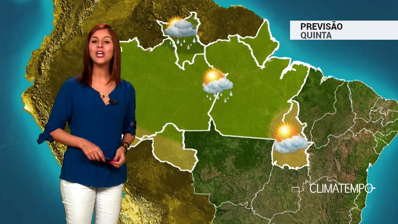 Previsão Norte – Chuva desde cedo em Manaus